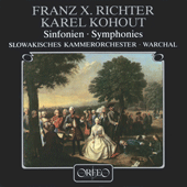 RICHTER, F.X. / KOHOUT, K.: Symphonies (Slovak Chamber Orchestra, Warchal)