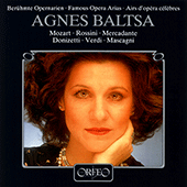 Opera Arias (Mezzo-Soprano): Baltsa, Agnes - MOZART, W.A. / ROSSINI, G. / MERCADANTE, S. / VERDI, G. / MASCAGNI, P.