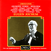 VERDI, G.: Messa da Requiem (Cunitz, Höngen, Ludwig, Greindl, Bavarian Radio Symphony Chorus and Orchestra, Jochum)