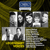 Orfeo 40th Anniversary Edition - Legendary Voices (Baltsa, Bergonzi, Fischer-Dieskau, Bonisolli, Bumbry, Fassbaender, Gruberová, Várady, Stoyanova)