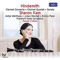 HINDEMITH, P.: Clarinet Concerto / Clarinet Quartet / Clarinet Sonata (S. Kam, A. Weithaas, J. Steckel, E. Pace, Frankfurt Radio Symphony, D. Cohen)