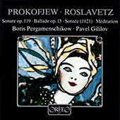 PROKOFIEV, S. / ROSLAVETS, N.A.: Cello and Piano Music (Pergamenschikow, Gililov)