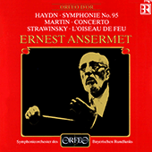 Orchestral Music - HAYDN, J. / MARTIN, F. / STRAVINSKY, I. (Bavarian Radio Symphony, Ansermet)