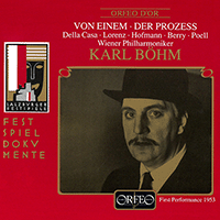 EINEM, G. von: Prozeß (Der) [Opera] (Della Casa, M. Lorenz, L. Hofmann, Berry, Poell, Vienna Philharmonic, K. Böhm) (1953)