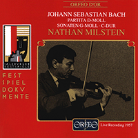 BACH, J.S.: Sonatas and Partitas for Solo Violin, BWV 1001, 1002, 1004, 1005, 1006 (Milstein) (1957)