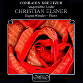 KREUTZER, C.: Lieder (Elsner, Wangler)