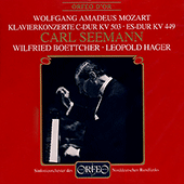 MOZART, W.A.: Piano Concertos Nos. 14 and 25 (Seemann, North German Radio Symphony, Boettcher, Hager)