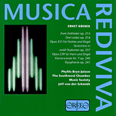 KRENEK, E.: Vocal and Chamber Music (Bryn-Julson, S. P. Marsh, Jensen, Karlin, Naill, Leighton Fong, Svrcek, V. Ray, Southwest Chamber Music Society)