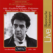 Opera Arias (Tenor): Domingo, Plácido - STRAUSS II, J. / PUCCINI, G. / MASCAGNI, P. / LEONCAVALLO, R. / VERDI, G. (P. Domingo, López-Cobos, Santi, Mut