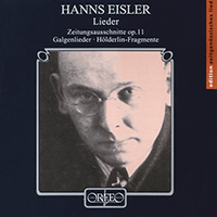 EISLER, H.: Lieder (Kaune, D. Henschel, Bauni)