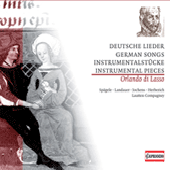 LASSO, O. di: German Songs and Instrumental Music (Lautten Compagney)