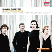 Quartettsatze (Quartet Movements) - WOLF, H. / PUCCINI, G. / ORFF, C. / IVES, C. / RIHM, W. / SCHUBERT, F. / WEBERN, A. (Signum Quartet)