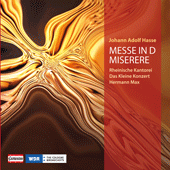 HASSE, J.A.: Mass in D Minor / Miserere in C Minor (Max)