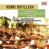 DUTILLEUX, H.: Symphony No. 1 / 2 Sonnets de Jean Cassou / Métaboles (P.A. Edelmann, Rheinland-Pfalz State Philharmonic, Steffens)