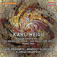 WEIGL, K.: Violin Sonata No. 2 / 2 Pieces for Cello and Piano, Op. 33 / 2 Pieces for Violin and Piano / Piano Trio (Frühwirth, Kloeckner, Krumpöck)