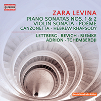 LEVINA, Z.A.: Piano Sonatas Nos. 1 and 2 / Violin Sonata No. 2 / Poem / Canzonetta / Hebrew Rhapsody (Lettberg, Revich, Riemke, Adrion, Tchemberdji)