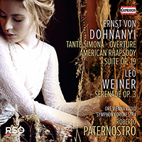 DOHNÁNYI, E.: Tante Simona: Overture / American Rhapsody / Suite, Op. 19 / WEINER, L.: Serenade, Op. 3 (Vienna Radio Symphony, Paternostro)