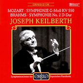 MOZART, W.A.: Symphony No. 40 / BRAHMS, J.: Symphony No. 2 (Bavarian Radio Symphony, Keilberth)