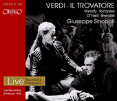 VERDI, G.: Trovatore (Il) [Opera] (Várady, Toczyska, O'Neill, Bavarian State Opera Chorus and Orchestra, Sinopoli)