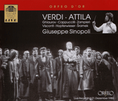 VERDI, G.: Attila [Opera] (Ghiaurov, Cappuccilli, Zampieri, Visconti, Hopferwieser, Šramek, Vienna State Opera Chorus and Orchestra, Sinopoli)