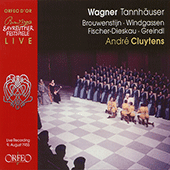 WAGNER, R.: Tannhäuser [Opera] (Brouwenstijn, Windgassen, Fischer-Dieskau, Greindl, Bayreuth Festival Chorus and Orchestra, Cluytens) (1955)