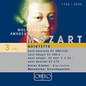 MOZART, W.A.: Clarinet Quintets (Klöcker, Mannheim String Quartet)