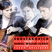 SHOSTAKOVICH, D.: Cello Concertos Nos. 1 and 2 (Müller-Schott, Bavarian Radio Symphony, Kreizberg)