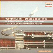 Bassoon Concertos (20th Century) - VILLA-LOBOS, H. / HINDEMITH, P. / JOLIVET, A. / GUBAIDULINA, S. (S. Azzolini, Kammerakademie Potsdam, Bourgue)