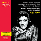 Vocal Recital: Borkh, Inge - BEETHOVEN, L. van / MENOTTI, G.C. / VERDI, G. / WAGNER, R. / GIORDANO, U. (1936-2006)