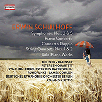 SCHULHOFF, E.: Symphonies Nos. 2 and 5 / Piano Concerto No. 2 / String Quartets Nos. 1 and 2 (Zichner, Zoon, Kluttig, Petersen Quartet) (6-CD Box Set)