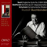 Piano Recital: Buchbinder, Rudolf - BACH, J.S. / BEETHOVEN, L. van / SCHUMANN, R. (2004)