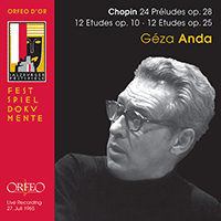 CHOPIN, F.: 24 Preludes / 12 Etudes, Opp. 10 and 25 (Anda) (1965)