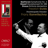 Concerto and Orchestral Music - BEETHOVEN, L. van / MOZART, W.A. / STRAUSS, R. (Gulda, Dresden Staatskapelle, Konwitschny) (1961)