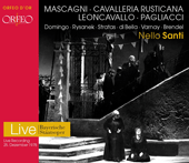 MASCAGNI, P.: Cavalleria rusticana / LEONCAVALLO, R.: Pagliacci [Opera] (P. Domingo, Rysanek, Bavarian State Opera Chorus and Orchestra, Santi)