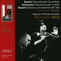 Orchestral Music - ROSSINI, G. / SCHUMANN, R. / MOZART, W.A. (S. Richter, Hetzel, Streng, Vienna Philharmonic, Muti)