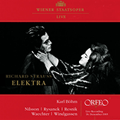 STRAUSS, R.: Elektra [Opera] (Nilsson, Rysanek, Resnik, Waechter, Windgassen, Vienna State Opera Chorus and Orchestra, K. Böhm)