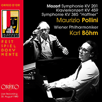 MOZART, W.A.: Symphonies Nos. 29 and 35 / Piano Concerto No. 19 (Pollini, Vienna Philharmonic, Böhm) (1980)