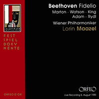 BEETHOVEN, L. van: Fidelio [Opera] (Marton, L. Watson, J. King, Vienna Philharmonic Orchestra, Maazel) (1983)