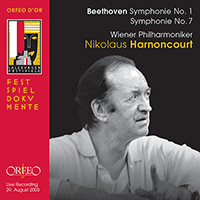 BEETHOVEN, L. van: Symphonies Nos. 1 and 7 (Vienna Philharmonic, Harnoncourt)