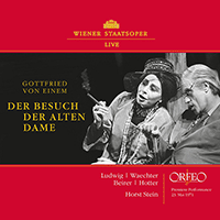 EINEM, G. von: Besuch der alten Dame (Der) [Opera] (C. Ludwig, Wächter, Beirer, Vienna State Opera Chorus and Orchestra, Stein)