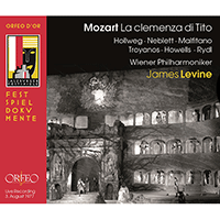 MOZART, W.A.: Clemenza di Tito (La) [Opera] (Hollweg, Neblett, Malfitano, Troyanos, A. Howells, Rydl, Vienna Philharmonic, Levine)