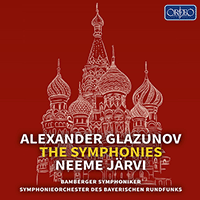 GLAZUNOV, A.K.: Symphonies (The) (Bamberg Symphony, Bavarian Radio Symphony, N. Järvi) (5-CD Box Set)