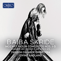 MOZART, W.A.: Violin Concertos Nos. 1-5 / Adagio, K. 261 / Rondos, K. 269, 373 (Skride, Swedish Chamber Orchestra, Aadland)