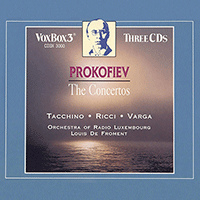 PROKOFIEV, S.: Piano Concertos Nos. 1-5 / Violin Concertos Nos. 1 and 2 (Tacchino, R. Ricci, Varga, Luxembourg Radio Orchestra, Froment)