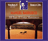 Guitar Recital: Barrueco, Manuel - VILLA-LOBOS, H. / CHÁVEZ, C. / GIULIANI, M. / GRANADOS, E. / BACH, J.S. (300 Years of Guitar Masterpieces)