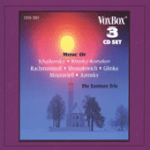 Chamber Music (19th-20th Century Russian) - TCHAIKOVSKY, P. / RIMSKY-KORSAKOV, N.A. / RACHMANINOV, S. / SHOSTAKOVICH, D. (Eastman Trio)