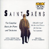 SAINT-SAËNS, C.: Music for Piano and Orchestra (Complete) (Tacchino, Luxembourg Radio Orchestra, Froment)