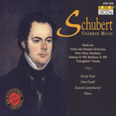 SCHUBERT, F.: Chamber Music - Violin Sonata, Op. 137, No. 1 / String Trio, D. 581 / Fantasy, D. 934 / Rondo brillant (Pauk, Frankl, Lautenbacher)