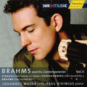 BRAHMS, J. / STRAUSS, R. / HERZOGENBERG, H.: Cello Sonatas (Brahms and his Contemporaries, Vol. 2) (Moser, Rivinius)