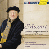 MOZART, W.A.: Symphonies (Essential), Vol. 4 (Norrington) - Nos. 22, 33, 38
